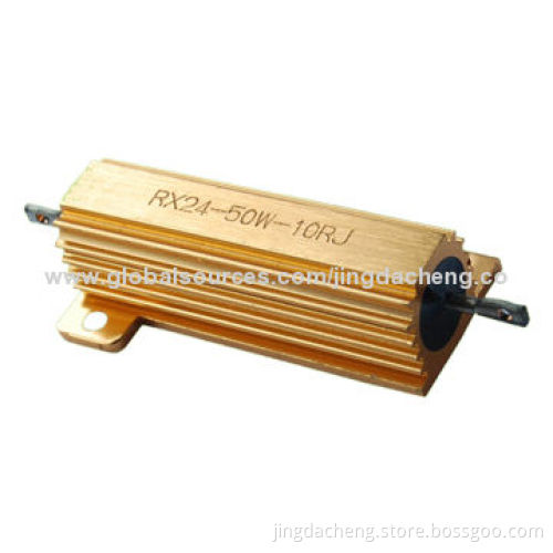 Aluminum Housed Wirewound Resistor with Wide Resistance Range, Used for Elevator Control Boards